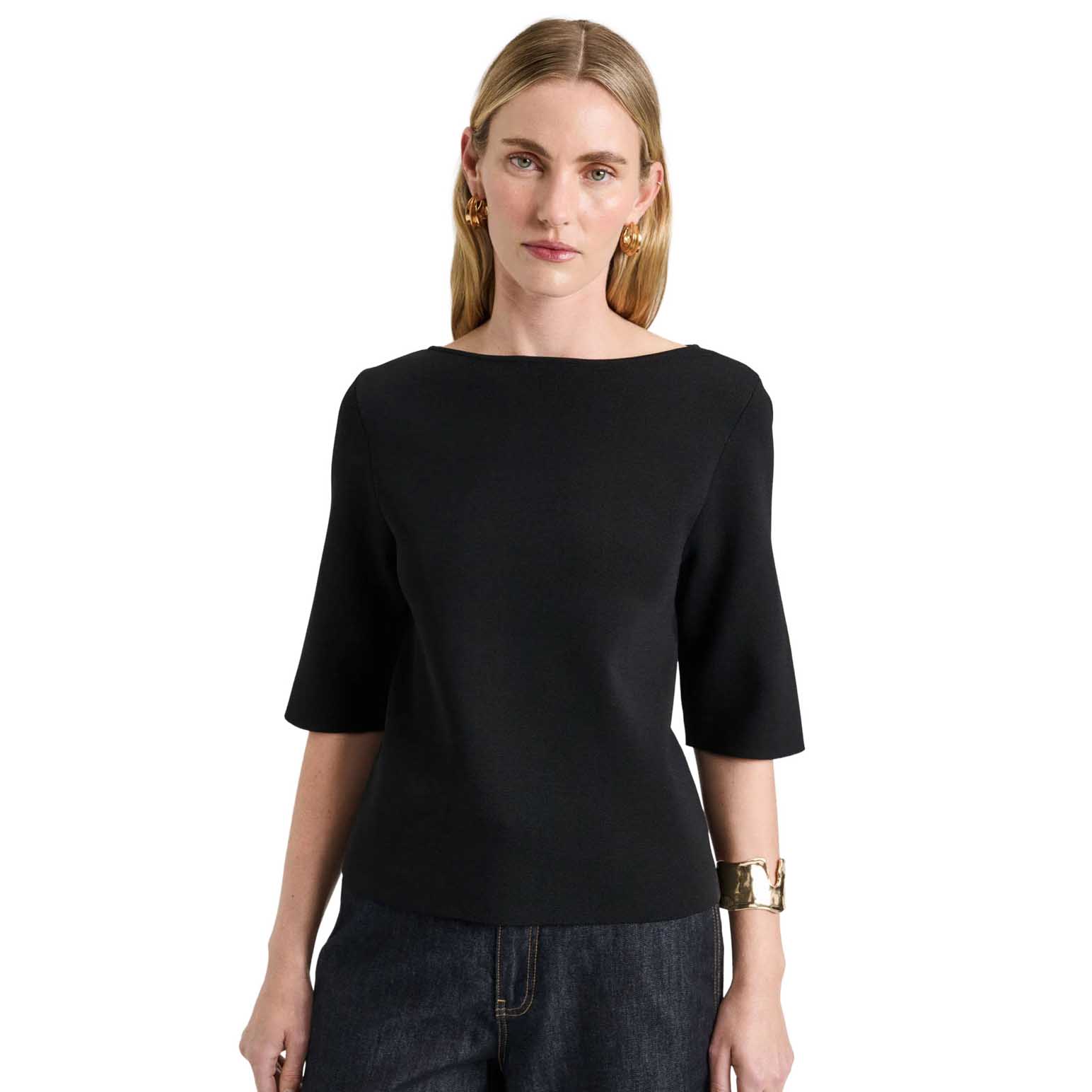 Veronika Maine Milano Funnel Neck Top